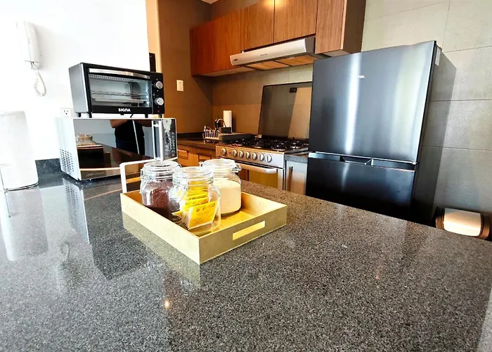 Apartment Stylish Polanco Pool, Gym, Terrace & King Bed
